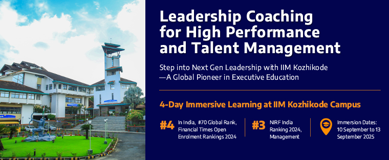 Leadership Coaching for High Performance and Talent Management